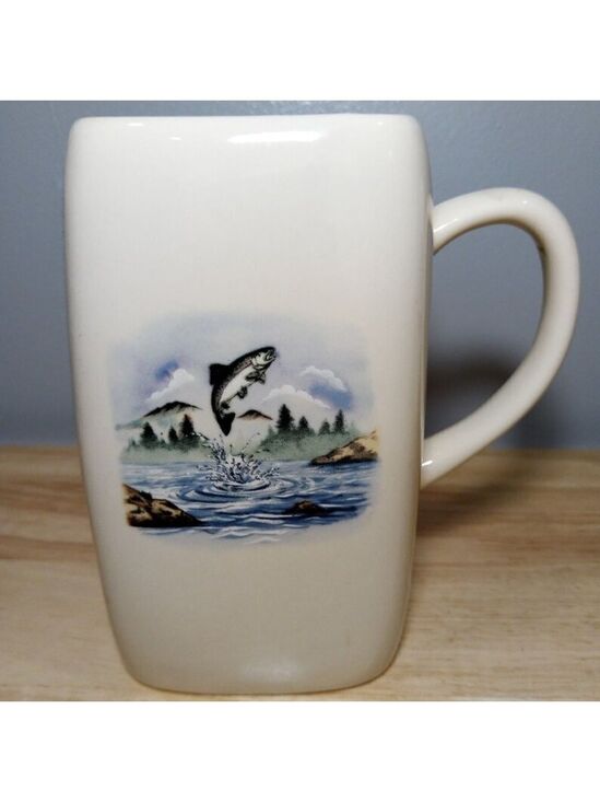 XL Wildlife Other - Vintage Wildlife Ceramic Stein Extra Large